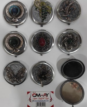 AYNA YUVARLAK TAŞLI