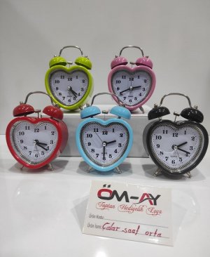 ÇALAR SAAT RENKLİ ORTA BOY (KALP)